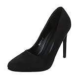 Dieser moderne Pumps eignet sich vor allem für festliche Anlässe. Der Schuh in hochwertiger Wildlederoptik gefertigt zeigt sich mit formschön gestalteten High Heel Absatz. Sein schlichtes Design ermöglicht Ihnen, diesen zu allen eleganten Outfits zu kombinieren.