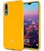 Price comparison product image P20 Pro Pearl Jelly Case, [Thin Slim] [Flexible] TPU Case [Lightweight] Premium Bumper Cover [Anti-Yellowing & Discoloring Finish] For Huawei (P20 Pro, Yellow)