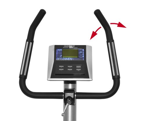 Christopeit Ergometer EMS 3, Silber Schwarz - 3