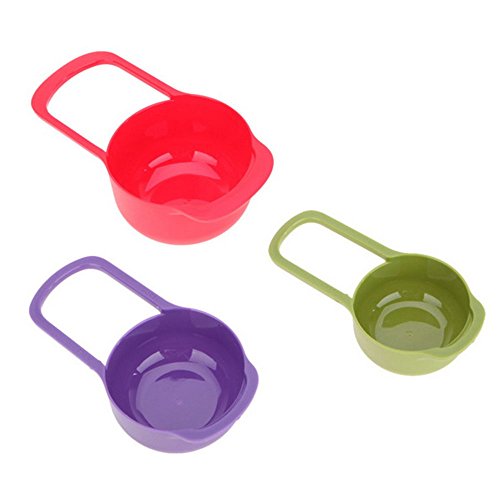 FengYun® Bunte Tasse Löffel Kreative Küche Löffel Backwerkzeug 6 Stück - 3