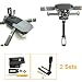 Produktbild Flycoo Kamera Halterung für DJI Mavic Pro / Platinum Drone Sport Action Kamera für Gopro Hero 5 4 3 360 ° Basis Kamera 1/4 Schraubenloch (Unterstützung unter + Unterstützung oben)
