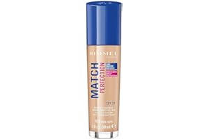 Rimmel - Fond de Teint Match Perfection - Couvrance Légère - Hydratation 24H - 103 True Ivory - 30ml