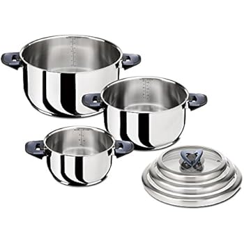 Tefal C81891 Modulo Kochtopfset 6-teilig, stapelfähig