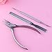 Toenail Clippers, ROSENICE Nail Clippers for Thick Ingrown Toenails Stainless Steel 3pcs