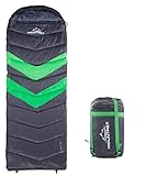 ★ SEPARATES FUSSTEIL - Dank des separaten Reißverschlusses kannst Du den Schlafsack komplett oder nur das Fußteil öffnen. Damit hast Du nie wieder zu heiße oder schwitzende Füße. Für einen angenehmen & erholsamen Schlaf.