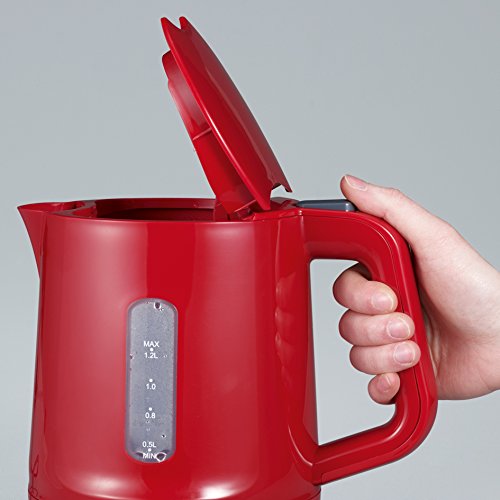 Severin WK 3384 Wasserkocher „START“, rot / grau - 4