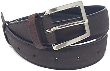 FRiLuk Mens Vegan Belt (Brown, M: 37" - 38")