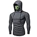 Produktbild Longzjhd Herren Schädel Maske Sweatshirt Mit Kapuze Jungen Parka Jacke Hoodie Winterjacke Freizeit Tops Mann Longsleeve Kapuzenpullover Langarmshirt Pullover Pulli T-Shirt Bluse
