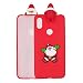 Produktbild FugouSell Xiaomi Rotmi S2 (Rotmi Y2) Hülle, Ultra Dünn Schlank Stoßfest Soft Silikon Tasche Schutzhülle Stoßfest Weich Case Handyhülle für Xiaomi Rotmi S2 (Rotmi Y2) (Rot)
