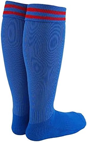 Lian LifeStyle Girl's 1 Pair Knee High Sports Socks for Baseball/Soccer/LacrosseS Blue