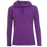 Kordelzug. Gelert Damen Fleece Sweatshirt Rollkragen Lila XS