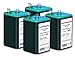 Produktbild Blockbatterie 6 V- / 9 Ah IEC 4R25 - 4 Stück
