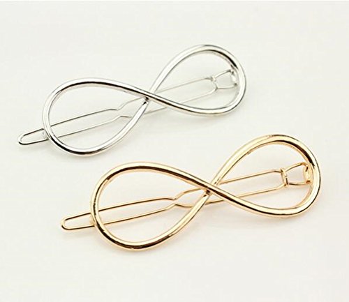 Cuhair 2 Stück Metall Feder Blatt Haarklammern/Haarclips Haarspange Haarnadeln Haargreifer Haarklammer Haarschmuck hair accessories
