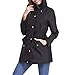 Produktbild iBaste Regenjacke Damen mit Kapuze Wintermantel Parka Damen Softshell Jacke Winterjacke Outdoorjacke Damen Wasserdicht atmungsaktiv Winddicht