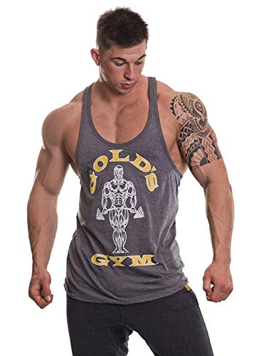 Golds Gym Tank Top Classic Stringer, Color:darkgrey;Größe:XL