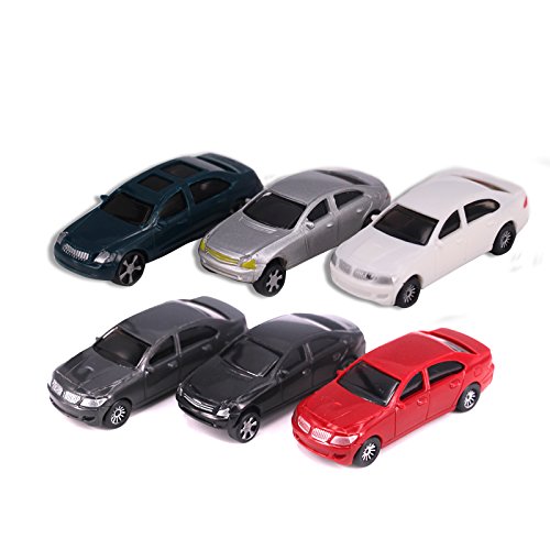 1:150 scale N gauge color painted plastic miniature model car(100pcs mixed packing)