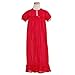 Laura Dare Toddler Girls Size 2T Red Classic Nightgown w/ Cover Up
