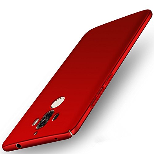 XMT Huawei Mate 9 5 9  Funda Calidad Premium Cubierta Delgado Caso de PC Hard Gel Funda Protective Case Cover para Huawei Mate 9 Smartphone  Rojo 