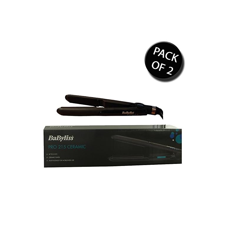 2x Babyliss 2039EU Pro 215 Ceramic Hair Straightener