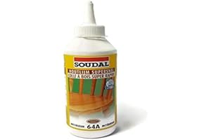 Soudal 06457 Colle à bois rapide 250 g Blanc