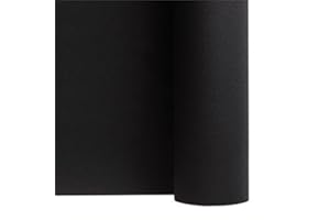 Fêter et recevoir Nappe INTISSÉE Noire 25 X 1,2 M