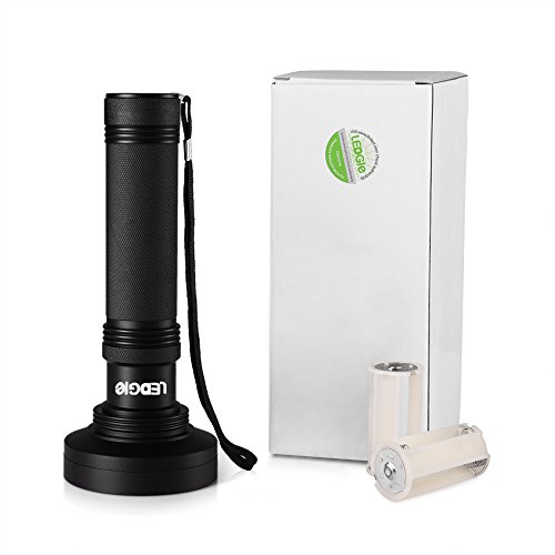 LEDGLE LED UV-Taschenlampe,UV-Beast/Pet/Urin-Finder,Fleck Detektor, schwarze Taschenlampe, 100 LED Perlen, mit Lanyard - 7
