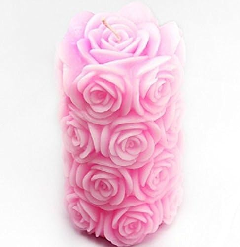 YL Rose Candle M252 Silicone Soap mold Craft Molds DIY Handmade soap mould