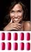 Myleene Klass 24 Magenta (Pink) Foil Wraps + Free Nail File