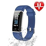Letsfit Fitness Armband mit Pulsmesser Fitness Tracker Farbbildschirm Schrittzähler mit 14 Trainingsmodi IP68 Wasserdicht Aktivitätstracker mit Schlafmonitor Kalorienzähler kompatibel mit iOS Android