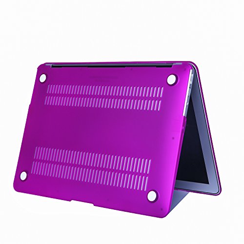 Se7enline, gummiert, matt, mit Soft-Touch-Schutzschale für Macbook, mit weicher Tragetasche und Silikon-Tastaturschutz, durchsichtiger LCD-Bildschirmschutz) und Staubschutz - 5