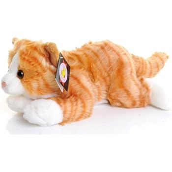 Dowman Ginger Tabby Cat Cuddly Soft Toy: Amazon.co.uk ...