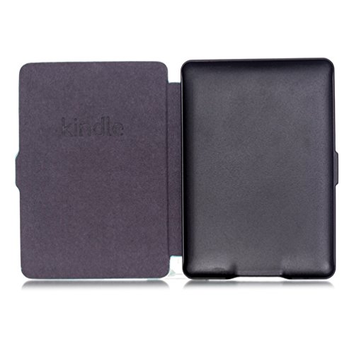 Neuen Kindle Paperwhite Hülle 2015 – PU Leder Flip Cover Schutzhülle für Amazon Kindle Paperwhite 2012/2013/2014 und neuen Kindle Paperwhite 2015 Case Lederhülle Ledertasche Etui Hülle Tasche Schale (Mint grün) - 6