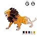 Produktbild Riva776Yale DIY 3D Löwe-Form Holz Puzzle Simulation Tier Montage Spielzeug Pädagogisches Spielzeu mit 5-Farben-Pigment