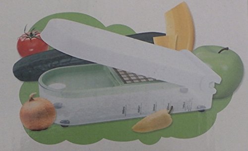 Zwiebel und Gemüseschneider Set mit verschiedenen Schneideeinsätzen und Reinigungskamm - 2