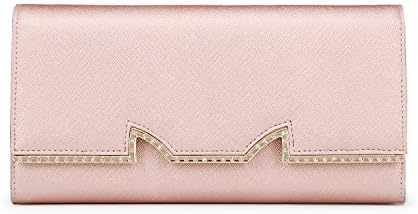 MATAGA Women Wallets Long Genuine Leather Purses Card Holder Hasp Wallets for Women JHFX205010 Rose gold