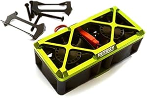 INTEGY RC Model Ultra High Speed Twin Cooling Fan Kit 17k rpm Designed for Traxxas X-Maxx