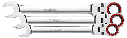 CAROLUS Maul-Gelenk-Ringratschenschlüssel-Satz 16-teilig, 1 Stück, 1720.0016