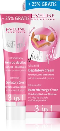 HAIR REMOVAL CREAM SENSITIVE SKIN 125ml * Ultra Mild Depilatory Cream 3 in 1*