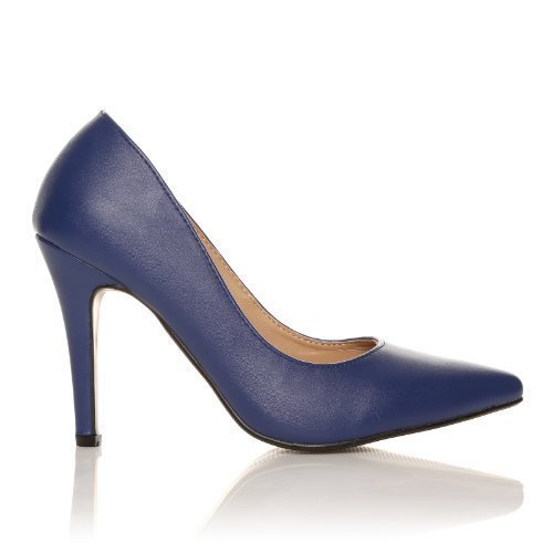 navy high heel shoes uk