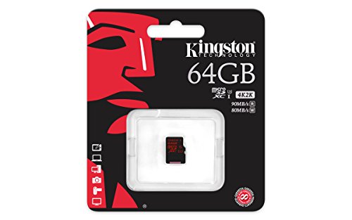 Kingston SDCA3/64GB microSDHC/SDXC 64GB Speicherkarte (UHS-I U3, 90R/80W) - 3