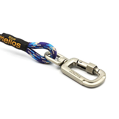 Helios-Outdoor-Durable-Safe-Adjustable-Patterned-Strong-Nylon-Rope-Dog-Leash-And-Collar-Set-Lead-With-Comfortable-Foamed-Handle-Great-For-Walking-Training-Hiking-Climbing