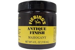 FIEBING'S Fiebings – Mahogany Antique Finish Paste, Non-flammable, 4 oz./118 ml by Fiebing