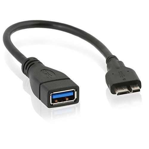 Wicked Chili USB-A Adapter Kabel für microUSB 3.0 OTG Handy & Tablet z.B. Samsung S5, Samsung Note 3, NotePRO 12.2 (Host für Cardreader, Tastatur, Maus)
