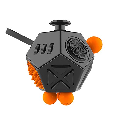 Honeysuck Relieves Anxiety Toy Mini Fidget Magic Dice (Black)