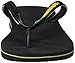 Havaianas Flip Flops Kids Brasil Logo, Black, 10/11 Child UK