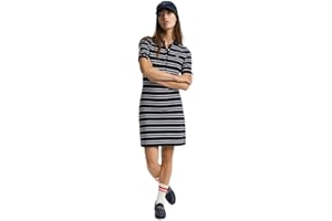 GANT Damen Stripe Shield Ss Pique Polo Dress Kleid