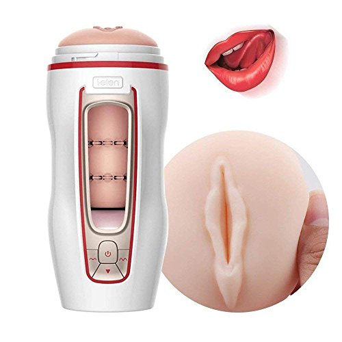 Preisvergleich Produktbild Elektrische Masturbation Blowjob Tasse realistische vaginalen Vibrator