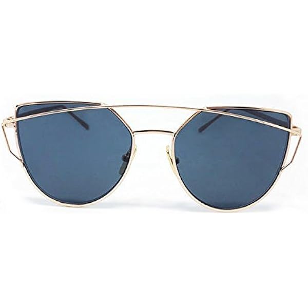 RetroUV® - Occhiali Da Sole - Donna Oro Gold On Grey - Foto 6