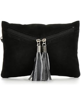 CNTMP, Leder Damen Handtaschen, Clutches, Clutch, Unterarmtaschen, Abendtaschen, Party-Bags, Trend-Bags, Velours...