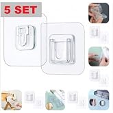 Ge&ccedil;meli Klips Eşya Sabitleme Askısı 5 SET